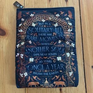 FairyLoot Circe Book Sleeve — Madeline Miller Quote Pouch